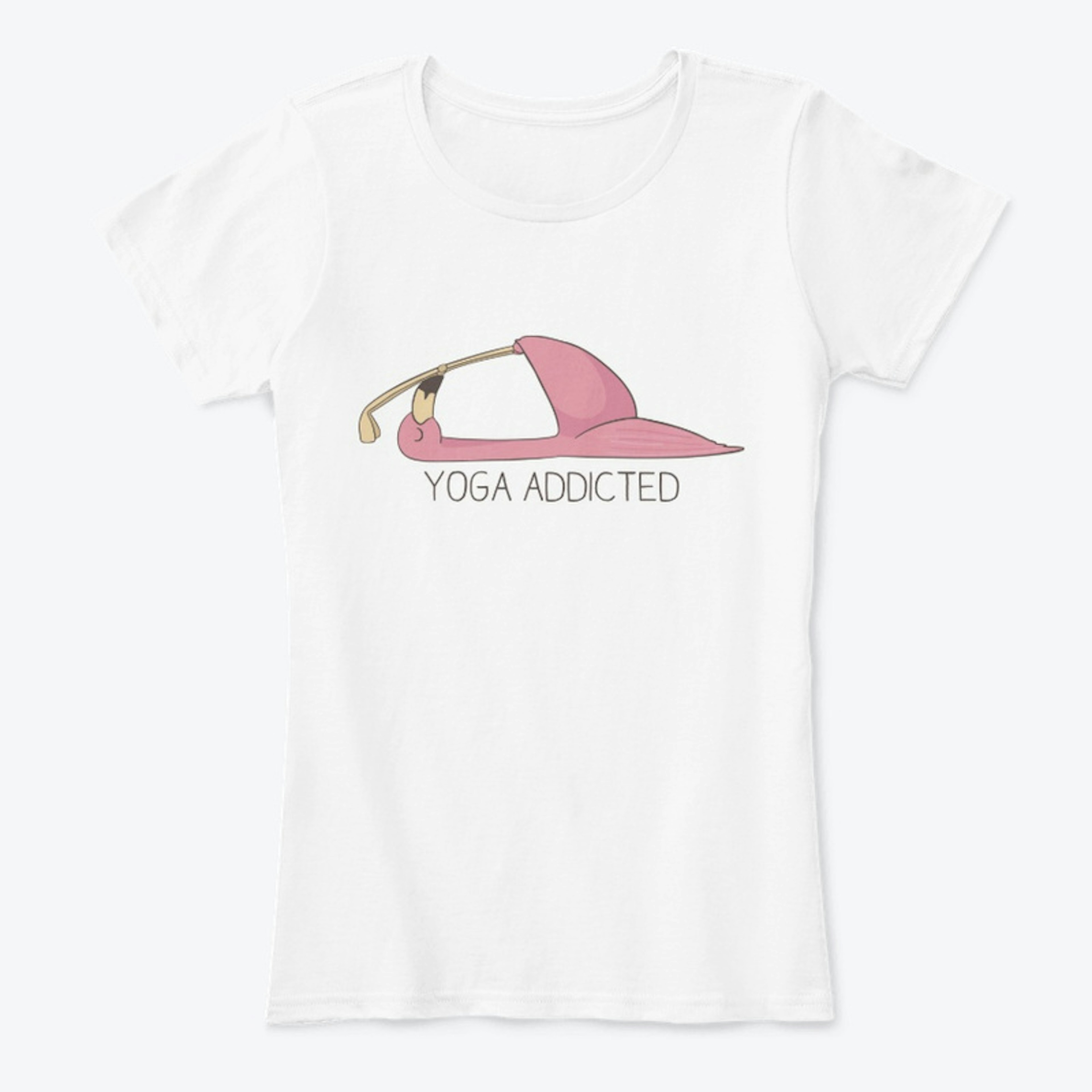Yoga T-shirt: YOGA ADDICTED