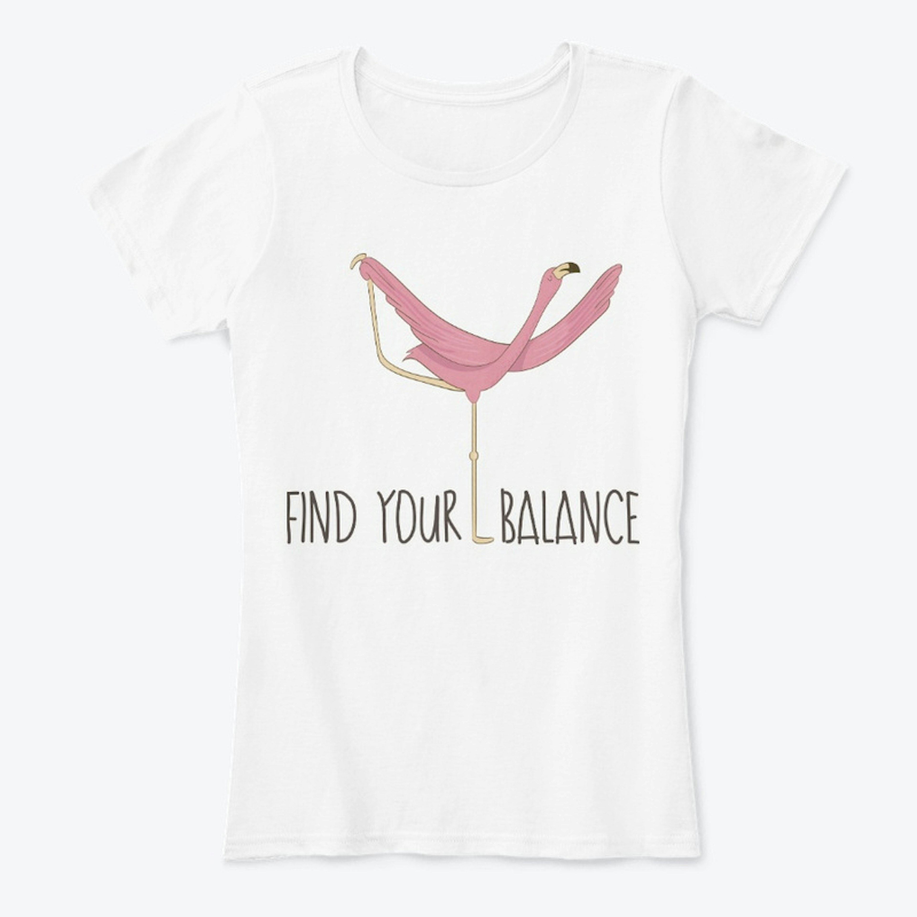 Yoga T-shirt: FIND YOUR BALANCE