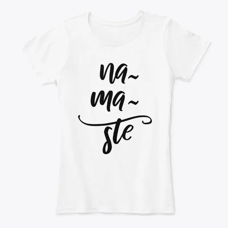 T-shirt NAMASTE black