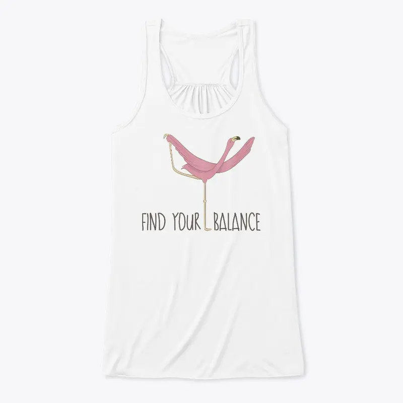 Yoga Tank Top: FIND YOUR BALANCE